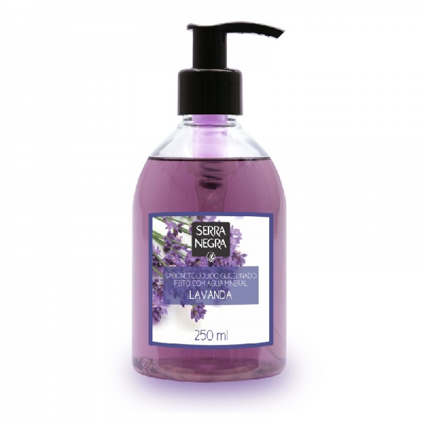 Sabonete Líquido Glicerinado Lavanda 250 ml Embalagem  com 30 unidades